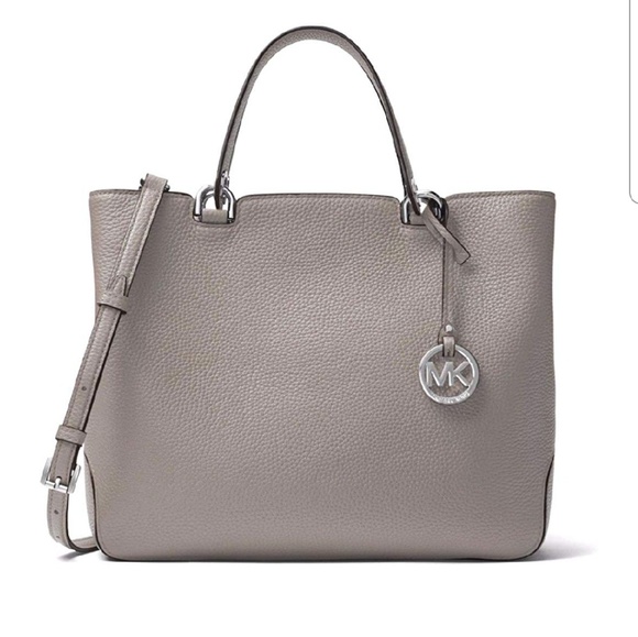 Michael Kors Handbags - *MAKE AN OFFER*AUTHENTIC* MK Pearl Grey Tote BNWT